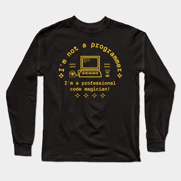 Professional code magician Long Sleeve T-Shirt by Yeaha